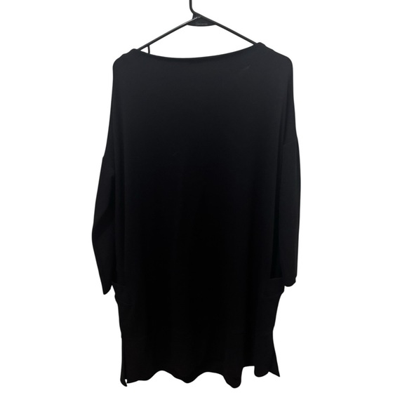 COS Black Slouchy Oversized Dress Pockets Size 6 - Picture 3 of 5